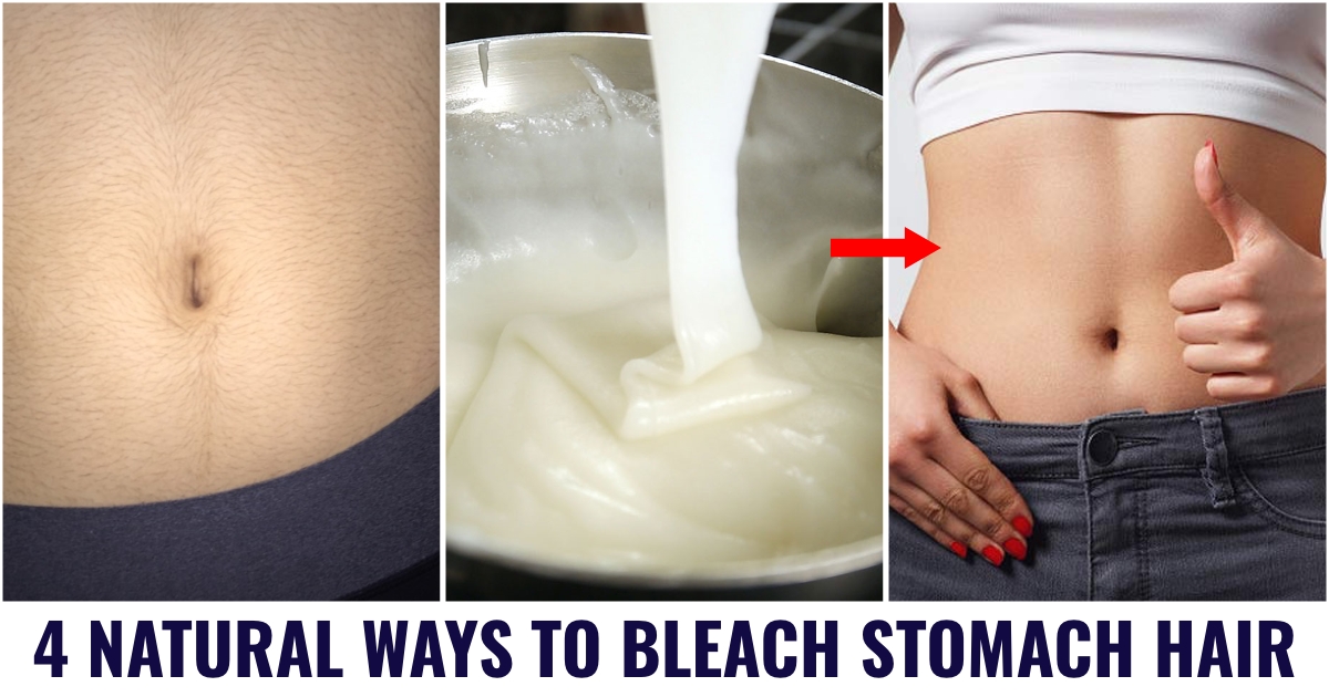 How to Bleach Stomach Hair | Lighten Tummy Hair