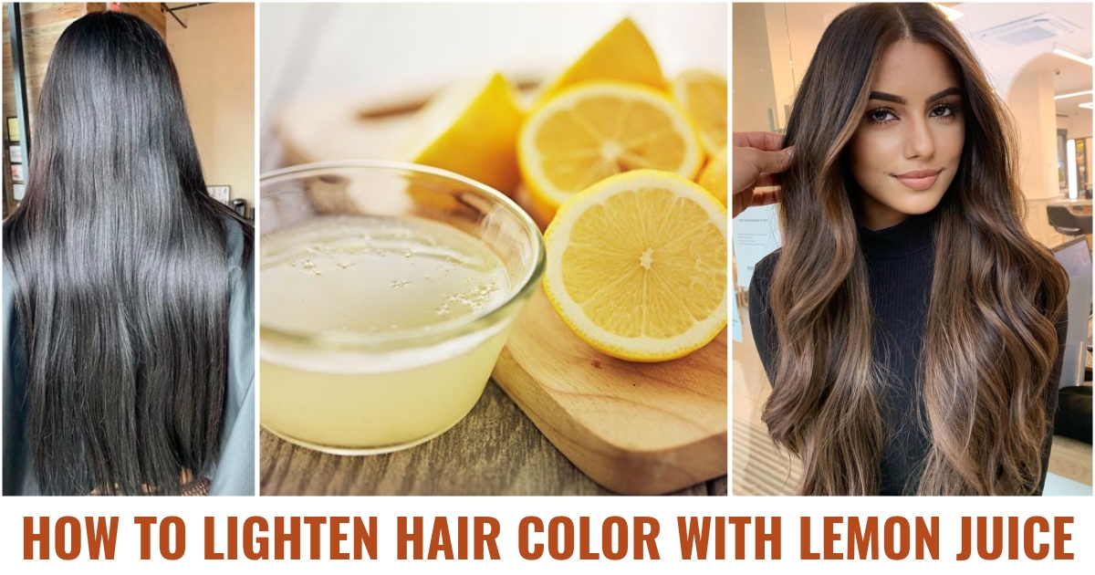 Lighten Your Hair With Lemon Juice