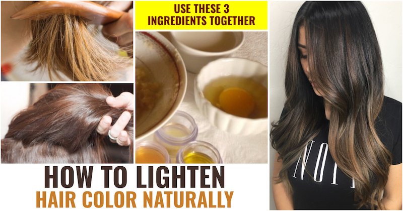 How to Lighten Hair Naturally 
