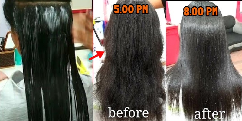 How To Do Permanent Hair Straightening At Home 