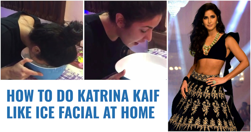 Katrina's ice facial