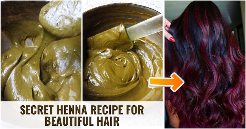 Homemade Henna Hair Pack for Strong and Healthy Hair 