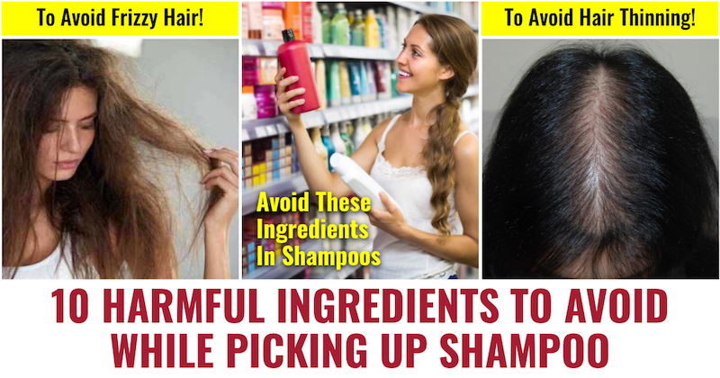 Harmful Ingredients Shampoo