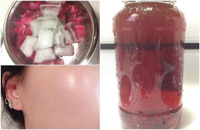 homemade rose water