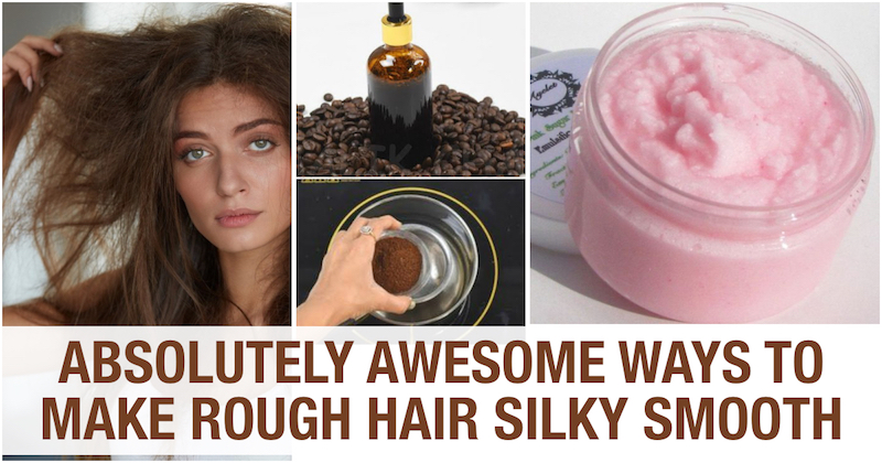 Make rough hair silky