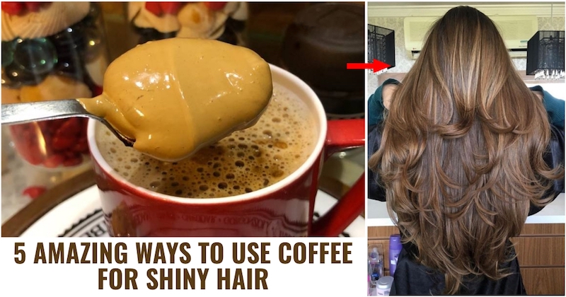 Coffee For Shiny Hair