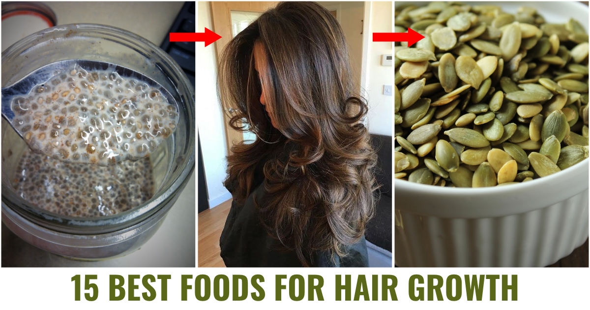 16 Types Of Vegetarian Foods For Hair Growth - TYPESOF.IN