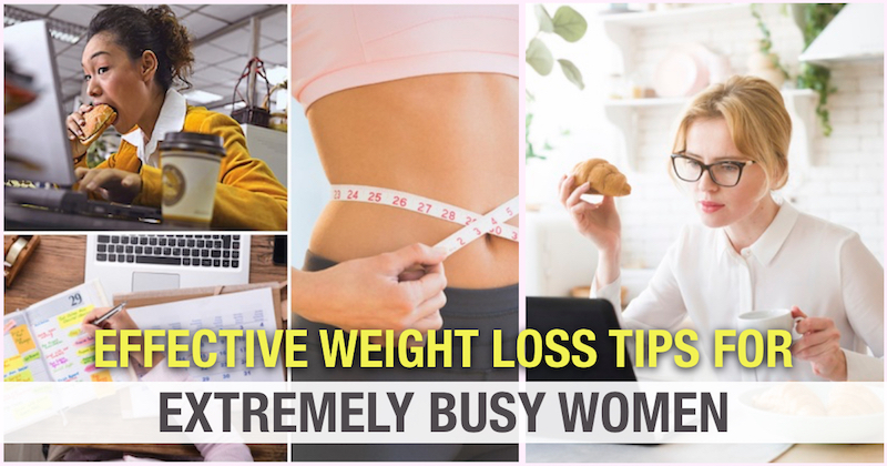 weight loss tips for extremely busy women