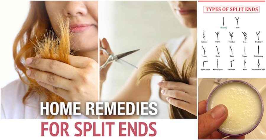 split ends home remedies