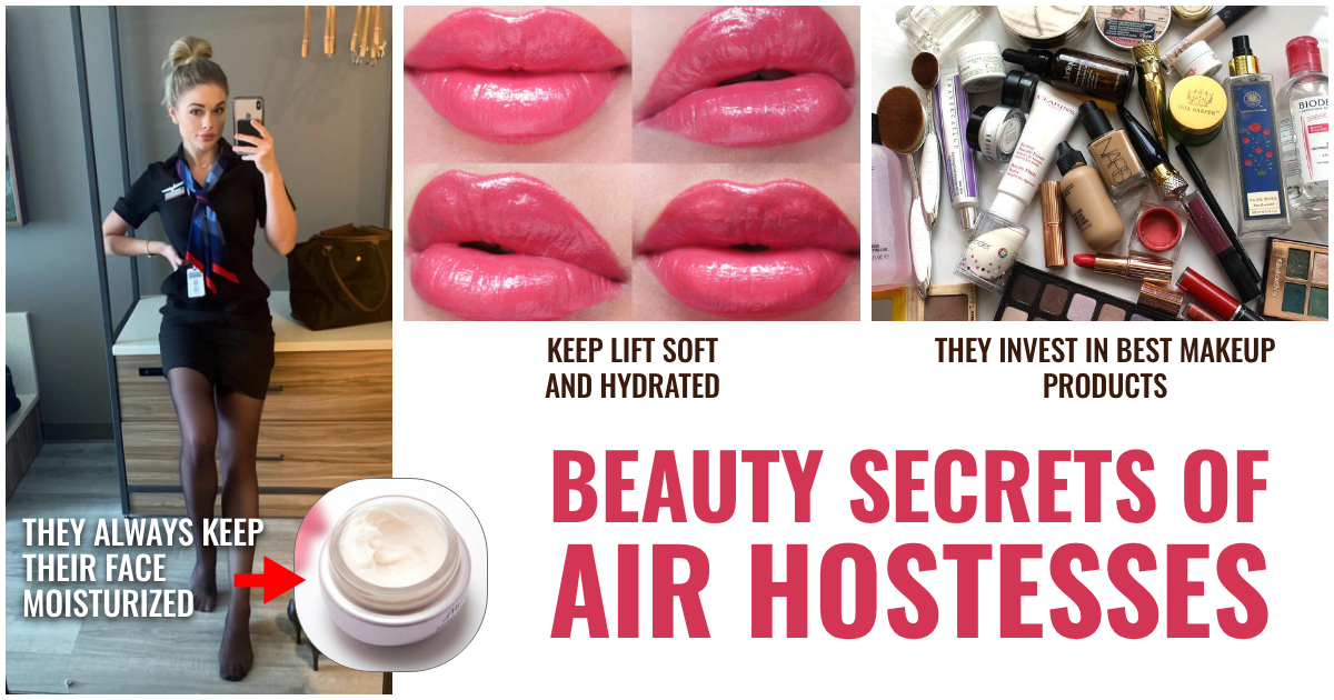 12 Beauty Secrets of Air Hostesses 