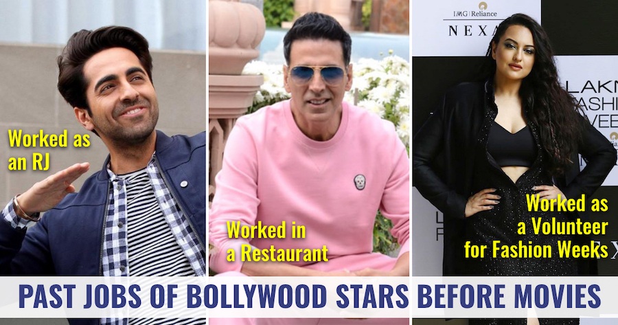 Bollywood stars past jobs