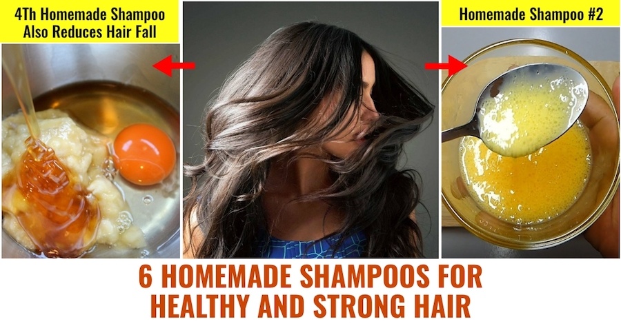 Homemade shampoos