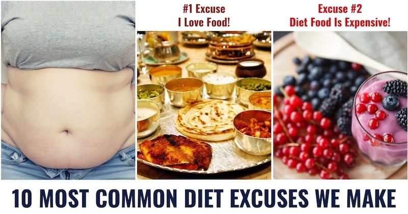 Most common diet excuses we make
