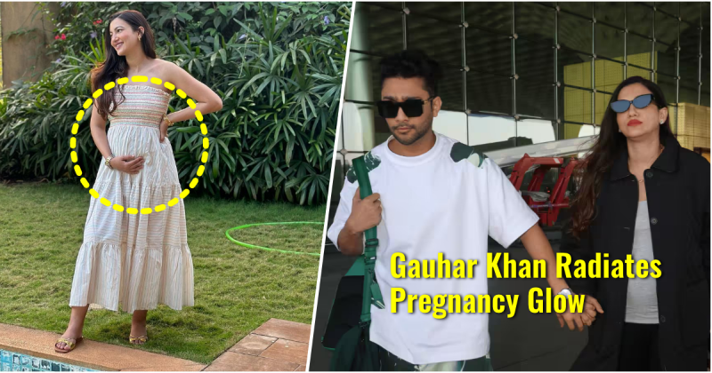 Gauhar Khan Flaunts her Baby Bump