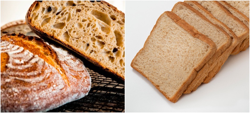 نان خمیر ترش بهتر از نان قهوه ای برای کاهش وزن