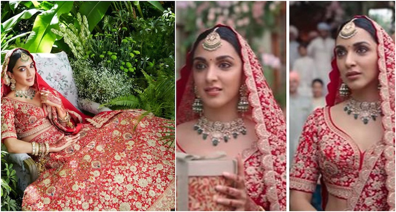 Kiara Advani Looks Gorgeous in Bridal Wear Commercial