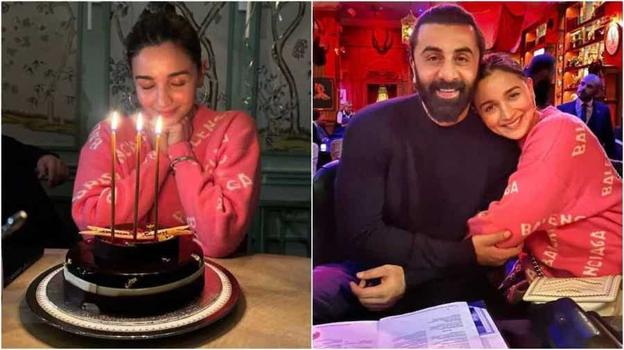 Alia Bhatt Celebrates 30th Birthday with Ranbir Kapoor in London