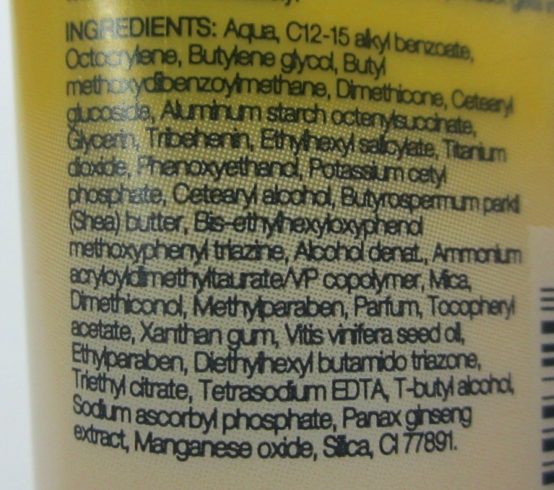 Boots Soltan Protect and Moisturise Face Cream SPF 15 Review Ingredients