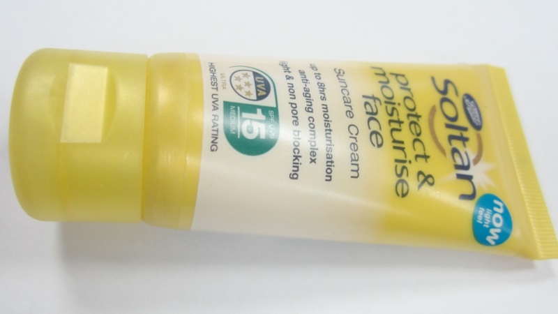 Boots Soltan Protect and Moisturise Face Cream SPF 15 Review Tube