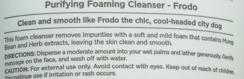 The Face Shop Purifying Foaming Cleanser - Frodo Review Directions